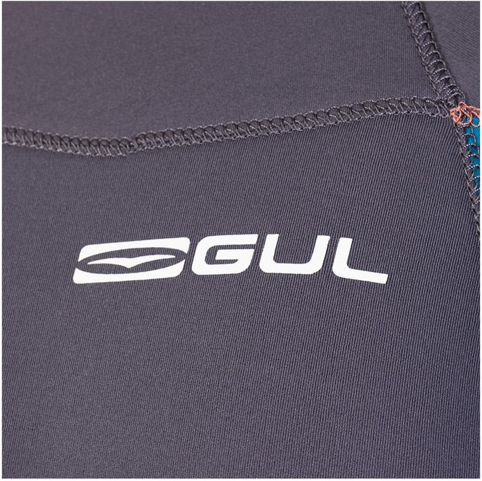 2024 Gul Womens Response 4/3mm GBS Back Zip Wetsuit RE1248-C1 - Grey / Marbel